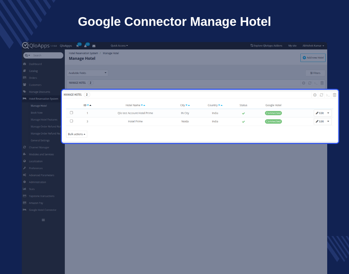 QloApps Google Hotel Connector