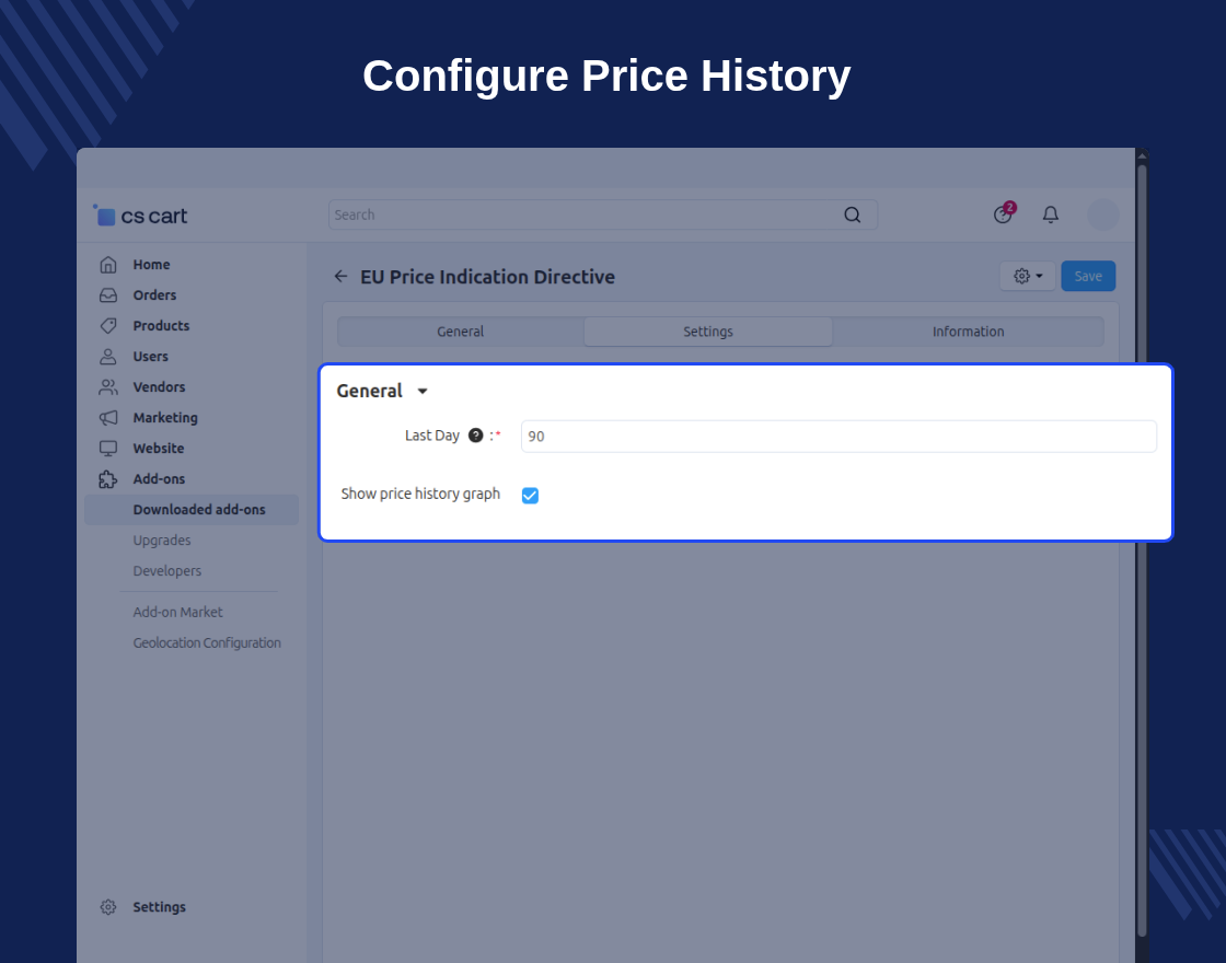 CS-Cart EU Price Indication Directive
