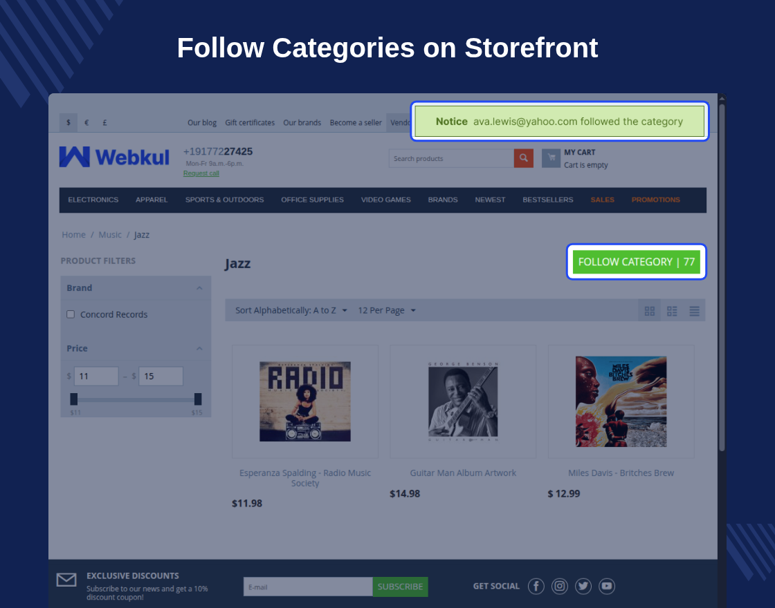 CS-Cart Follow Vendor And Category