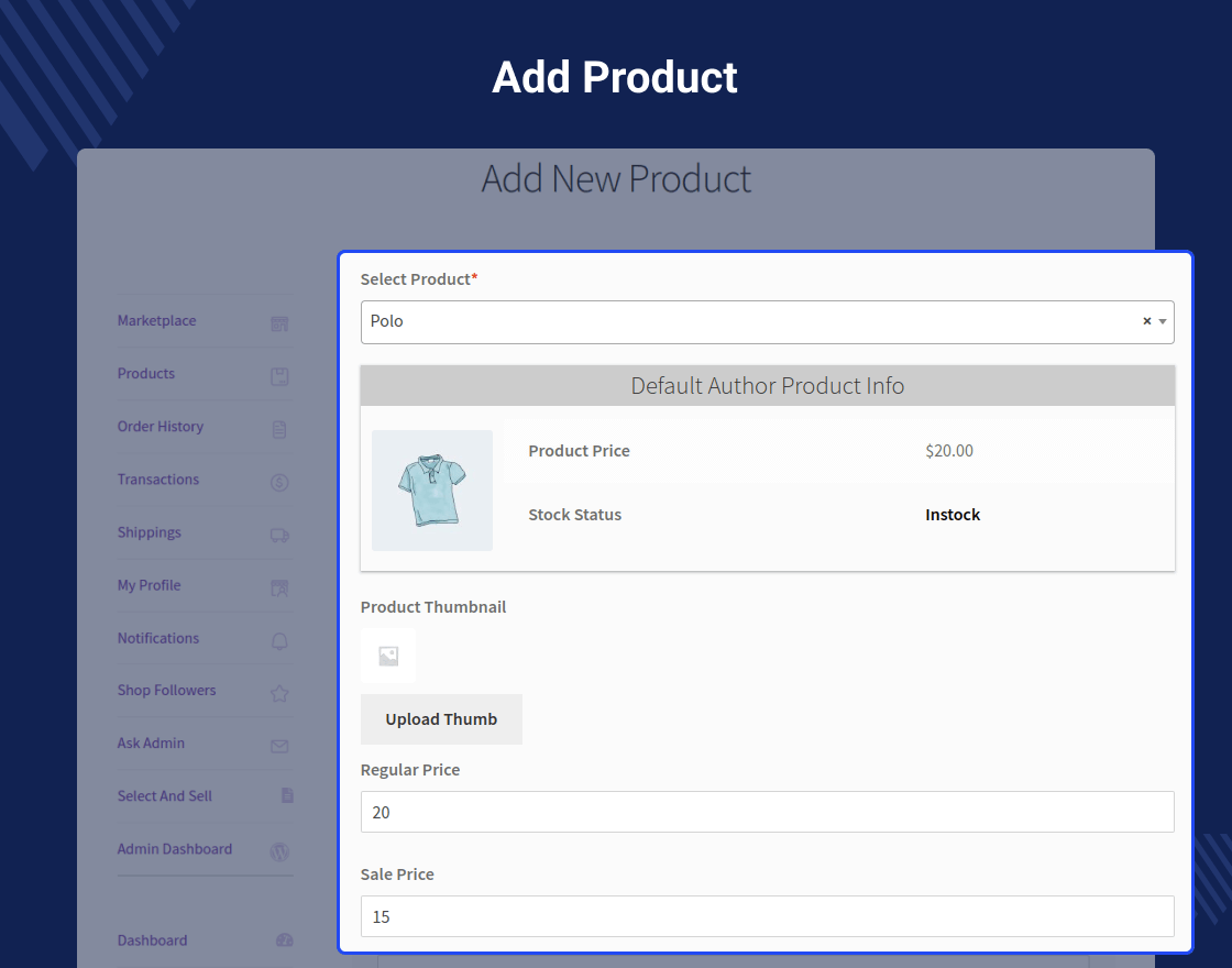 WooCommerce Marketplace Select and Sell
