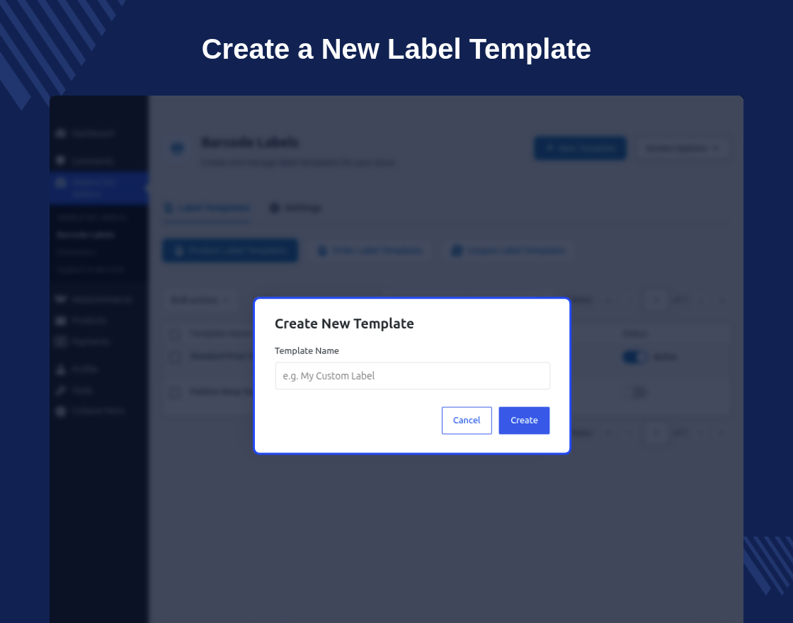 WooCommerce Barcode Labels for Products and Orders