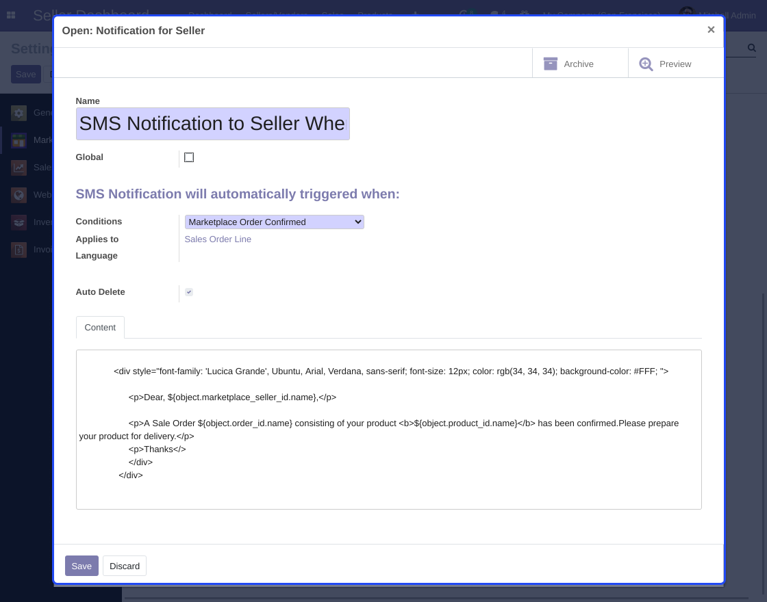 Odoo Marketplace SMS Notification