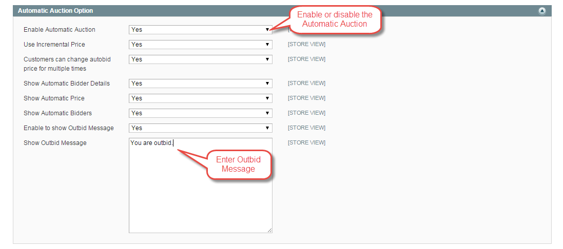 Magento (OpenMage) Auction