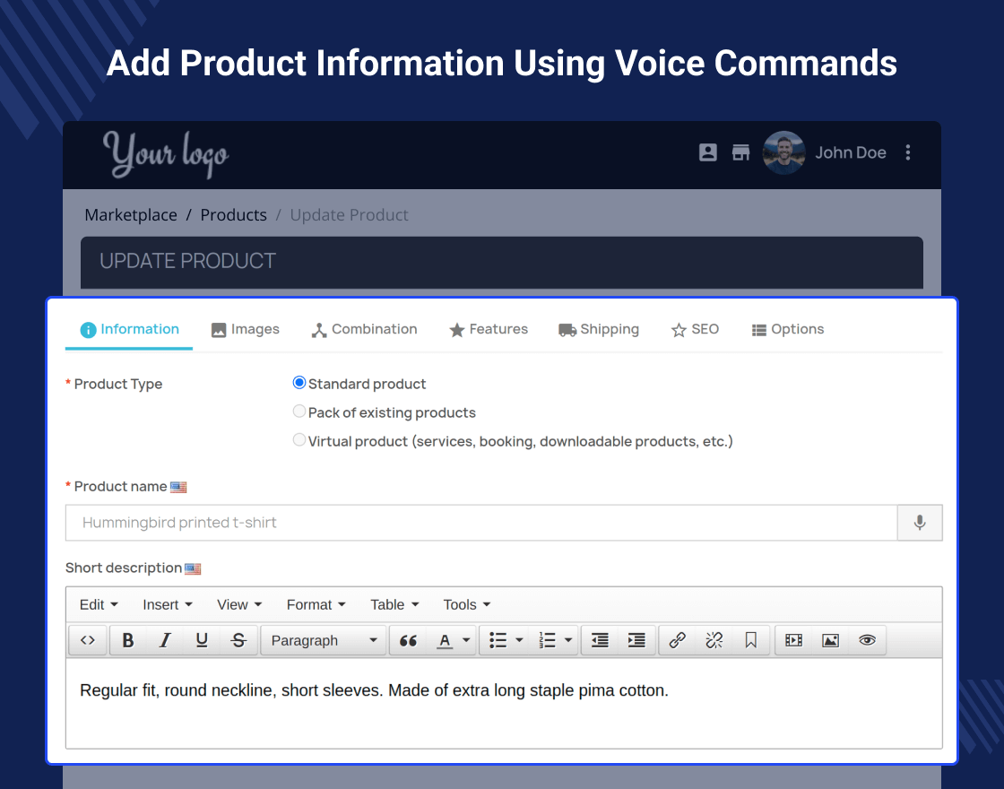 PrestaShop Marketplace Voice Reader
