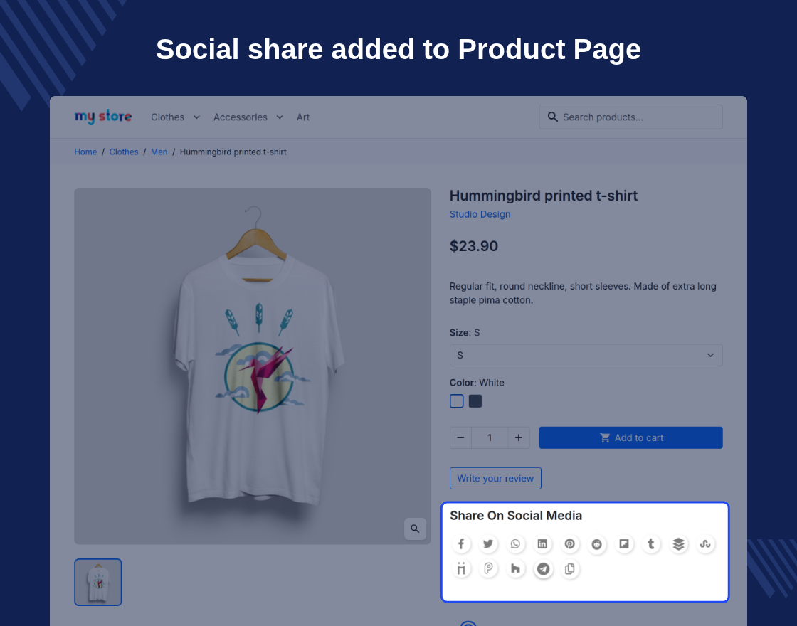 Prestashop Product and Order Social Share