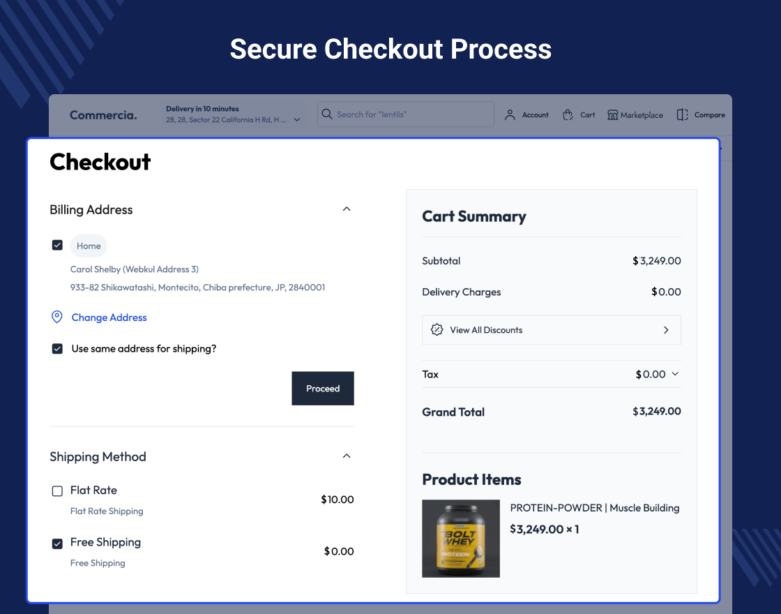 Bagisto Marketplace Quick Commerce