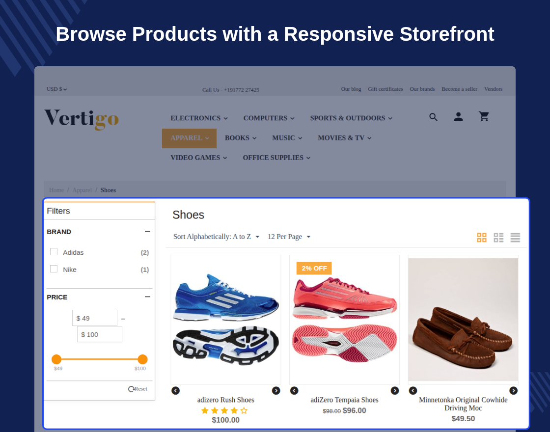 CS-Cart Vertigo: Fashion Responsive Theme
