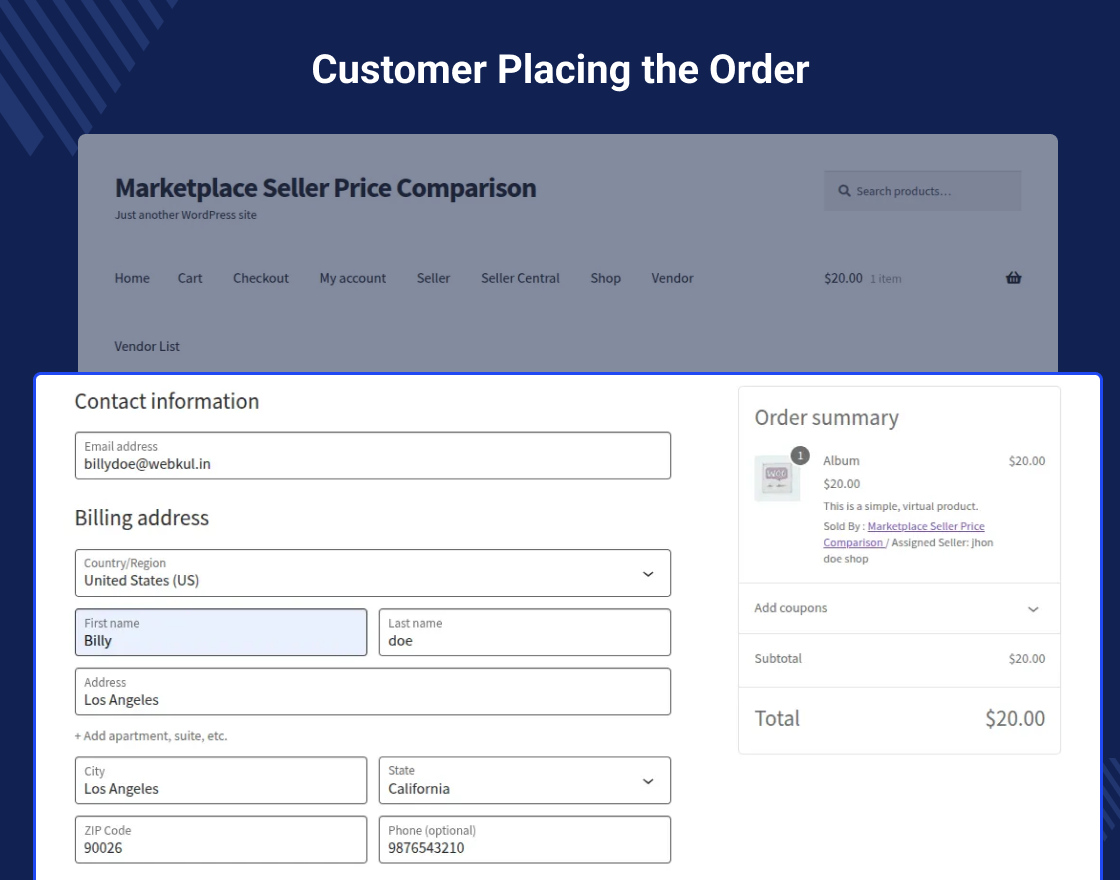 Multi Vendor Price Comparison for WooCommerce 