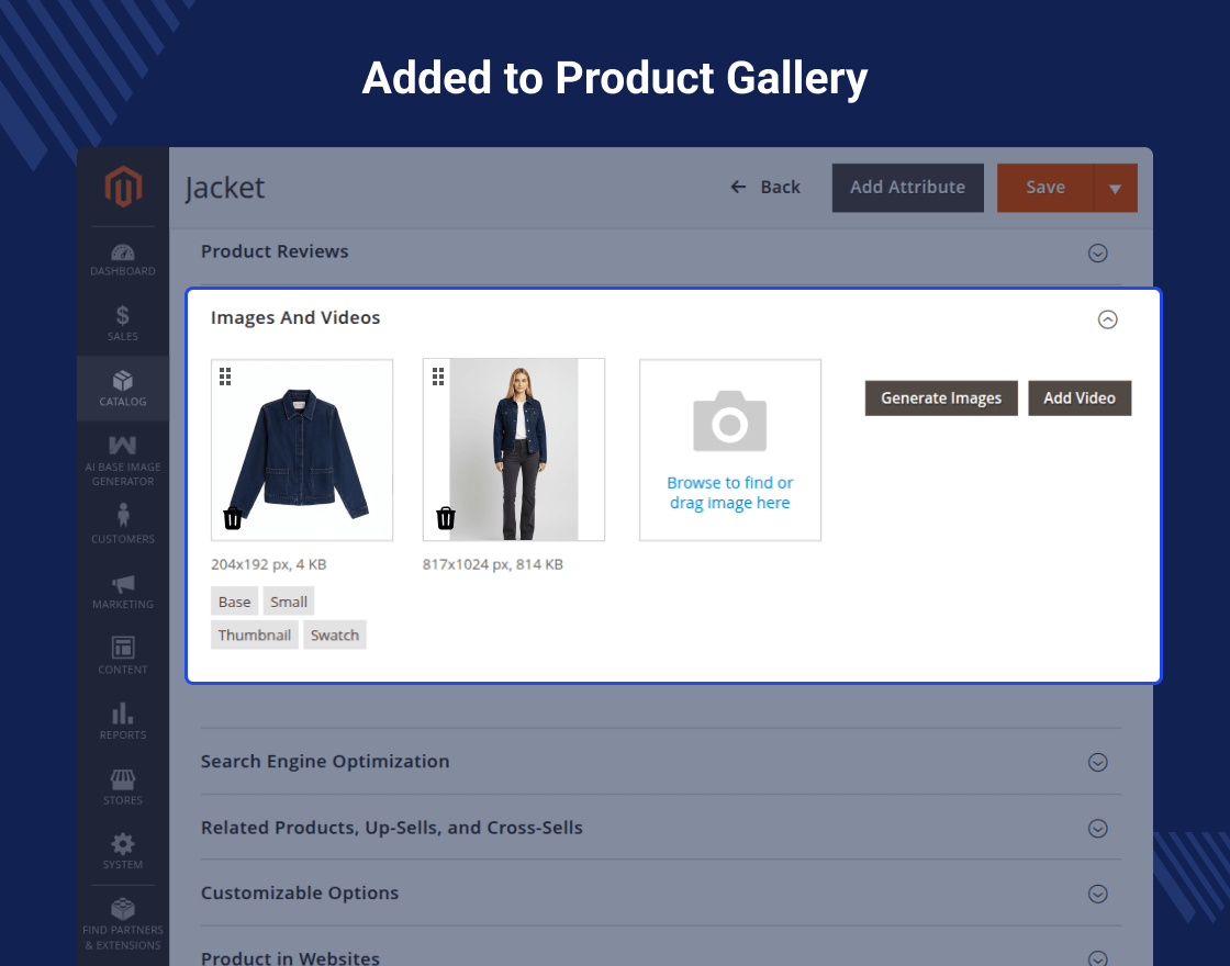 Magento 2 AI Base Image Generator
