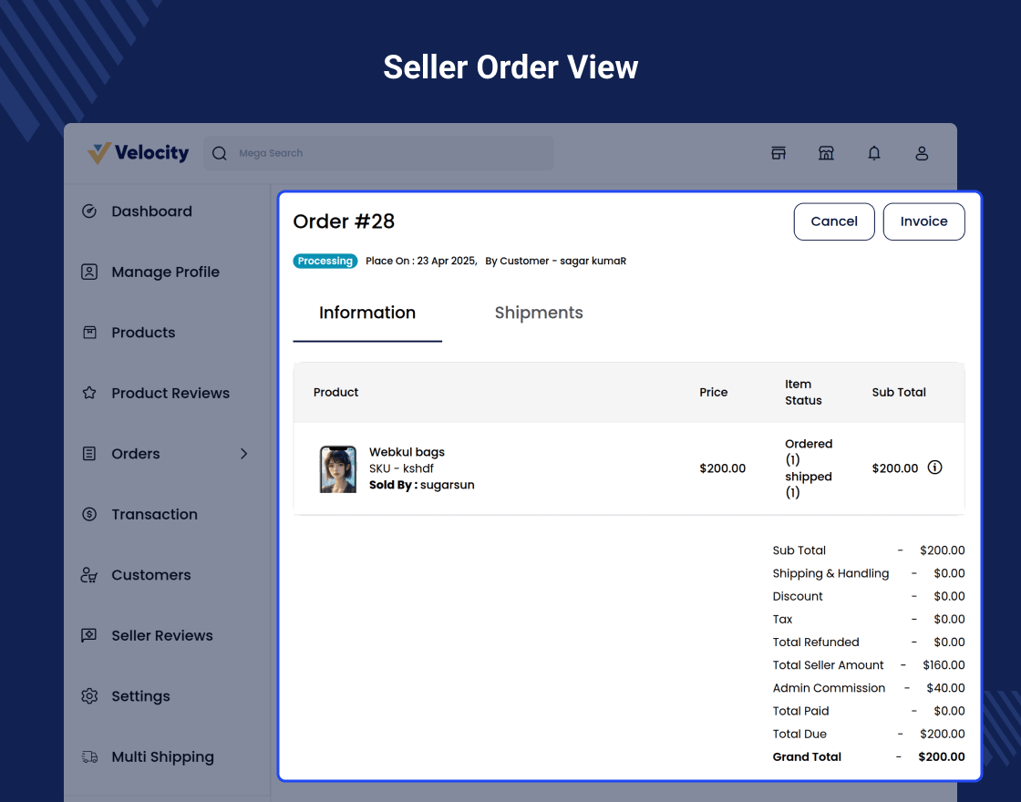 Laravel Marketplace USPS Shipping