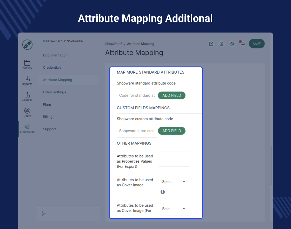 Akeneo Shopware 6 App