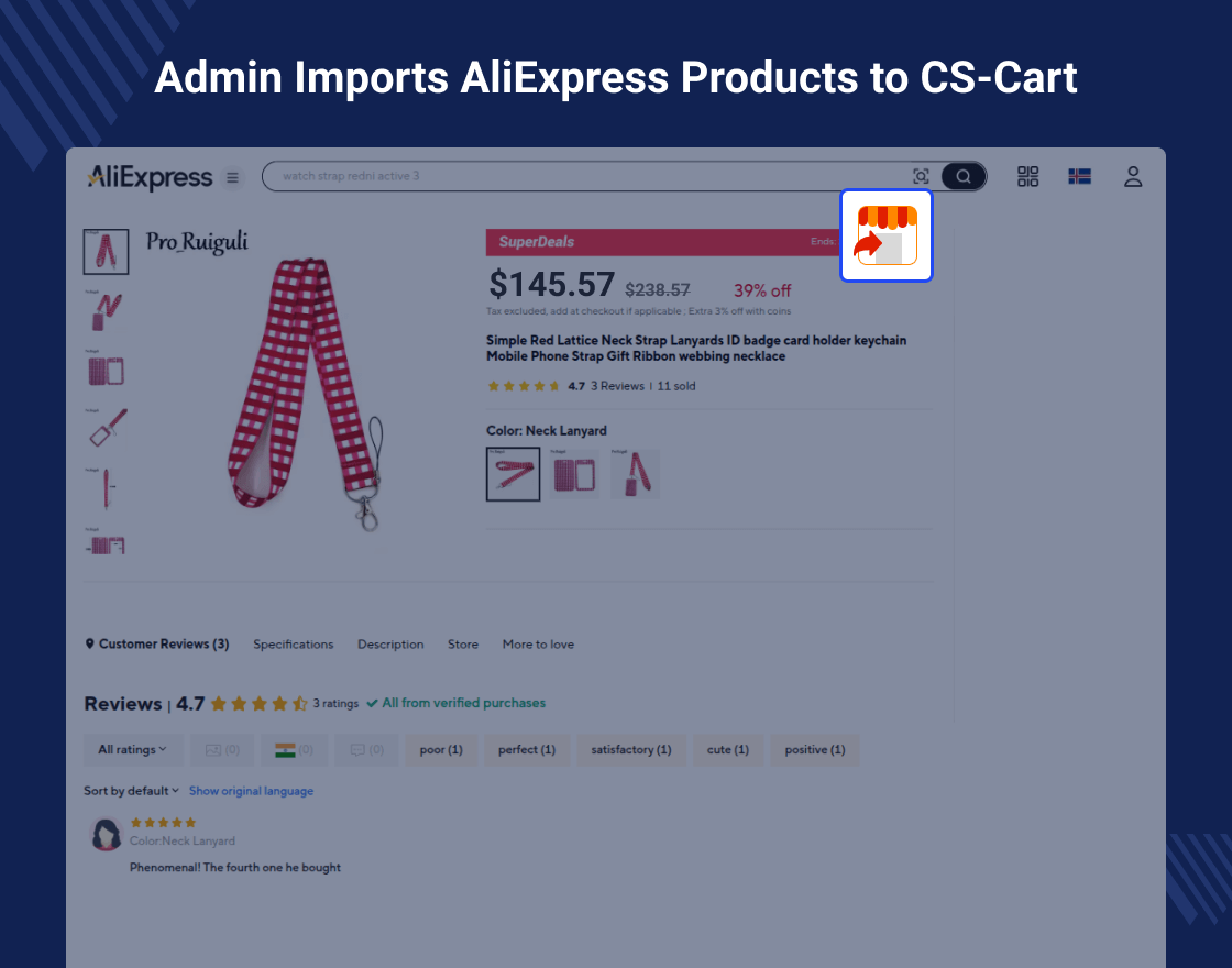 CS-Cart AliExpress Dropshipping