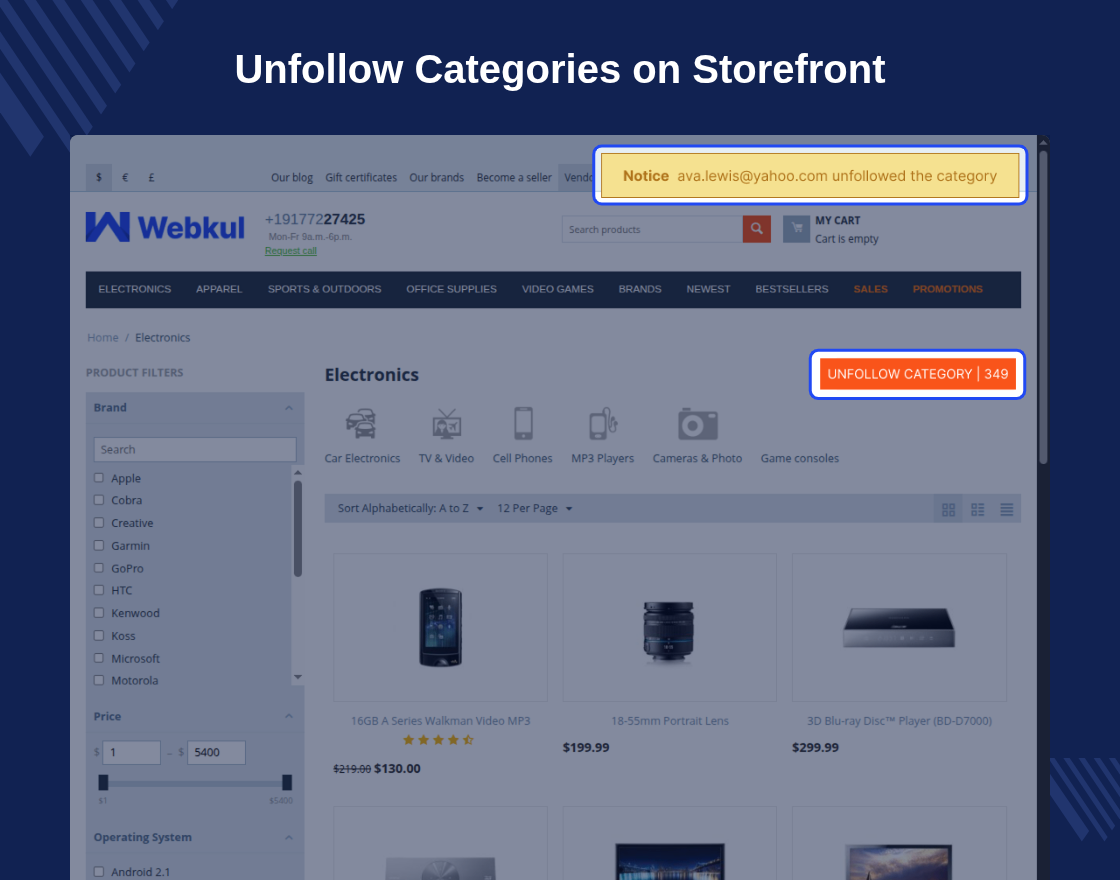 CS-Cart Follow Vendor And Category