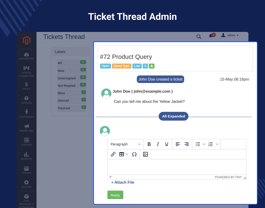 Magento 2 UVDesk Helpdesk