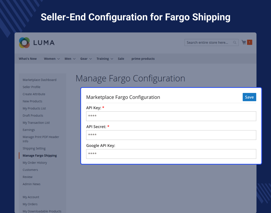 Magento 2 Fargo Shipping Marketplace Add-on‬