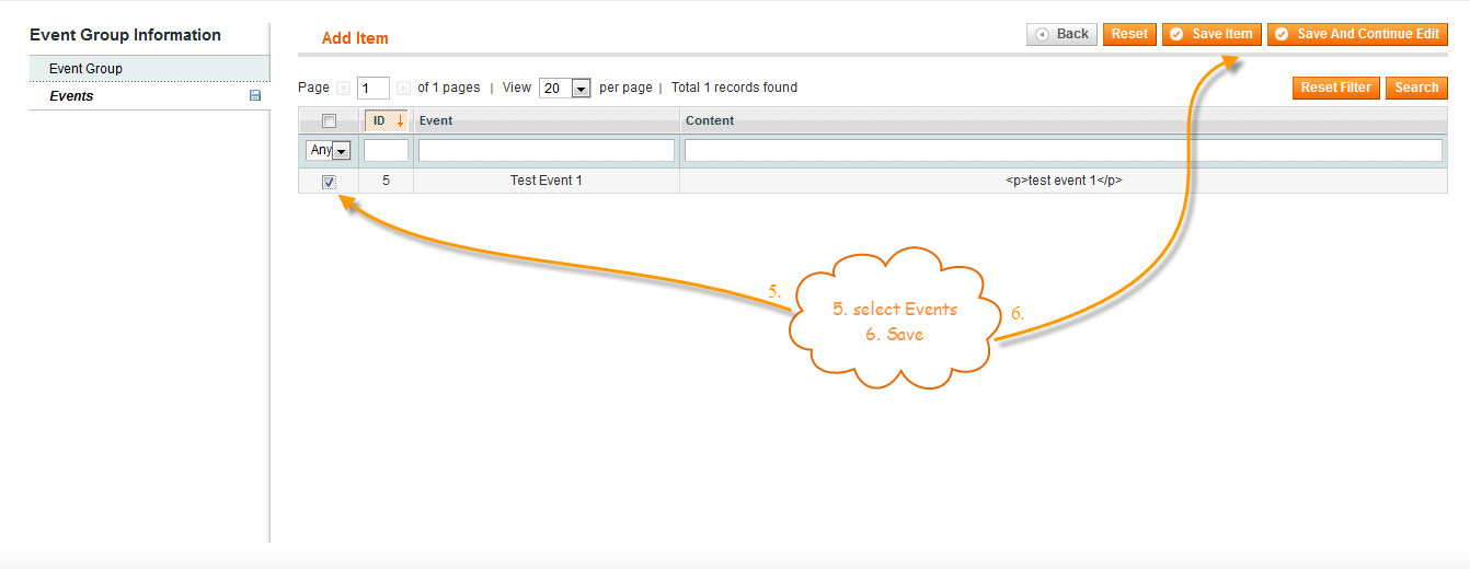 Magento (OpenMage) Event Manager