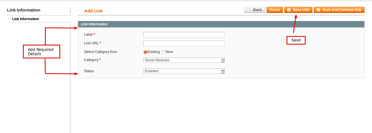 Magento (OpenMage) Accordion Menu