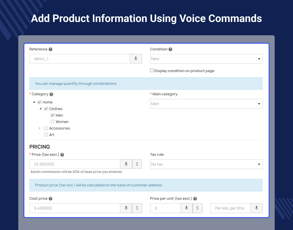 PrestaShop Marketplace Voice Reader