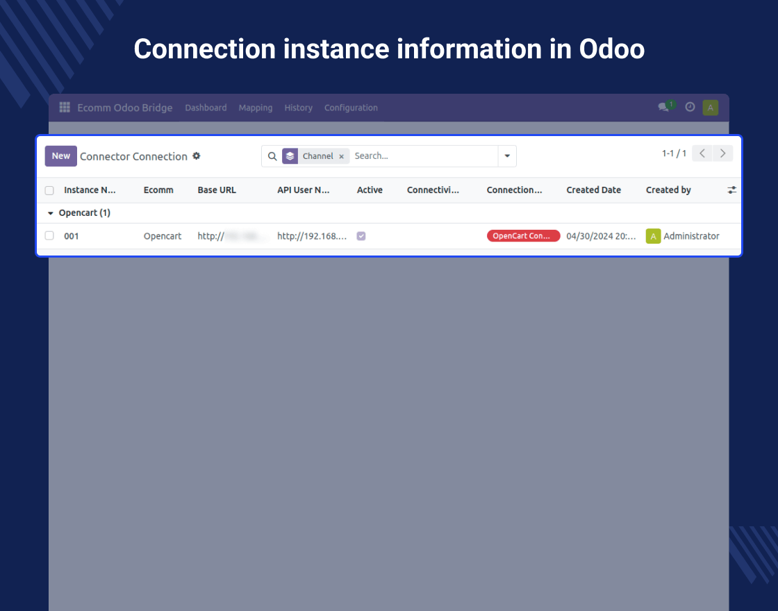 Opencart Odoo Connector