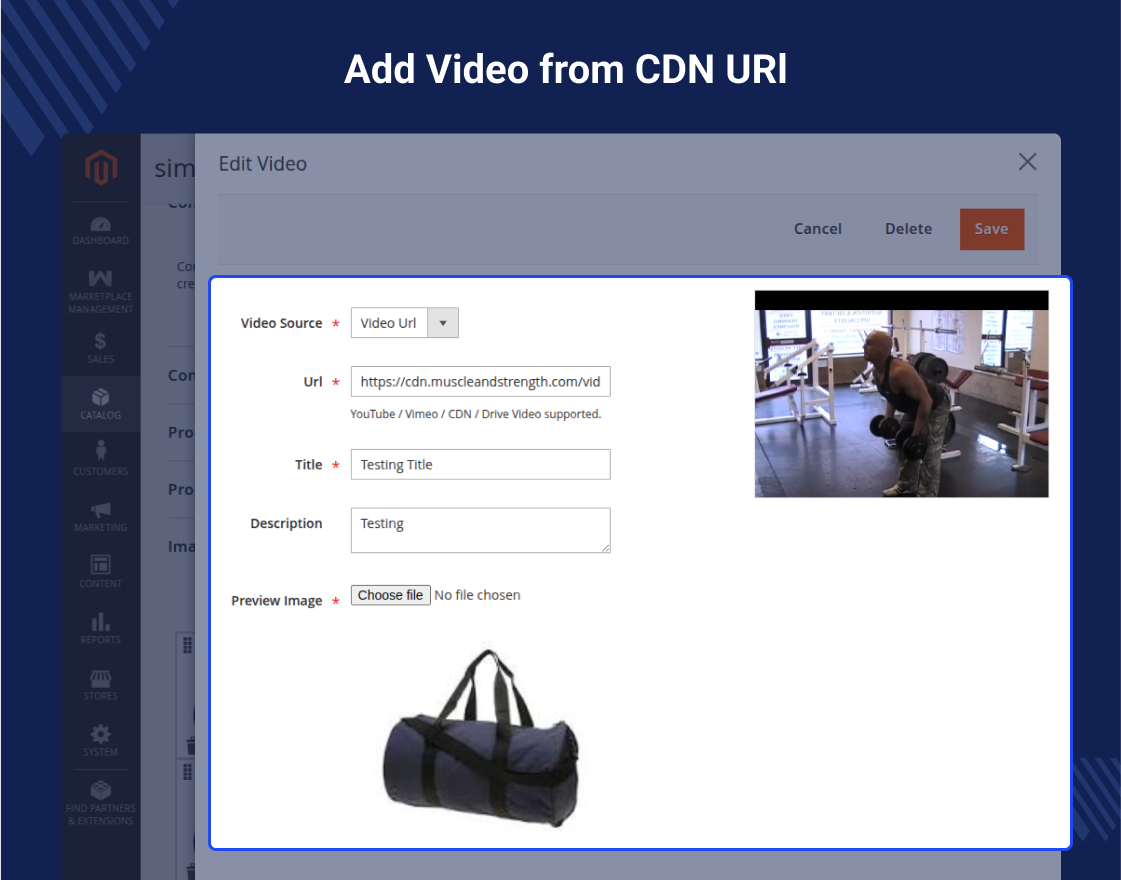Magento 2 Marketplace Video Player