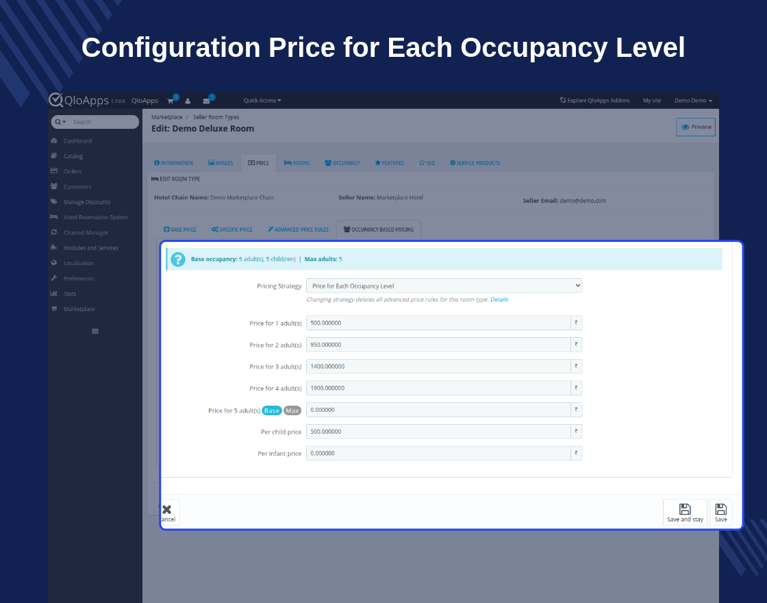 QloApps Marketplace Occupancy Based Pricing