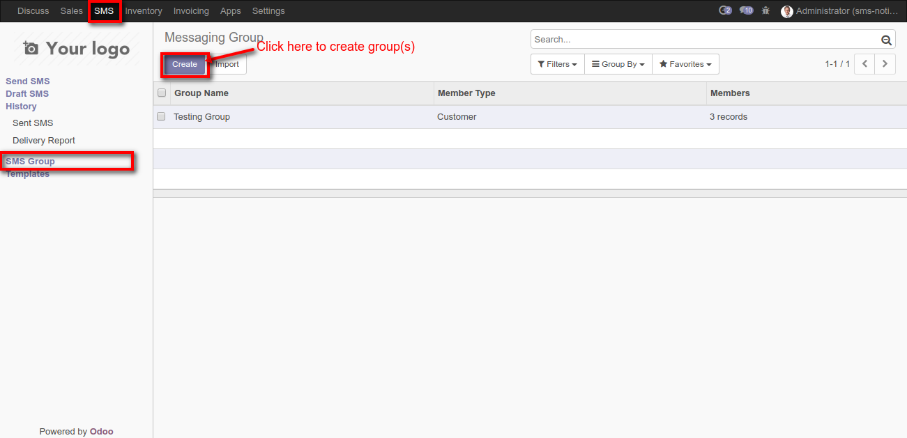 Odoo Skebby SMS Gateway