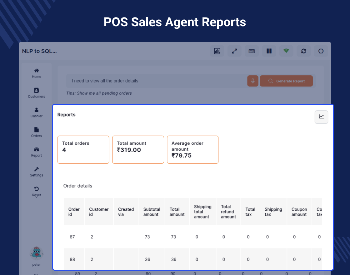 WooCommerce Point of Sale AI Reporting