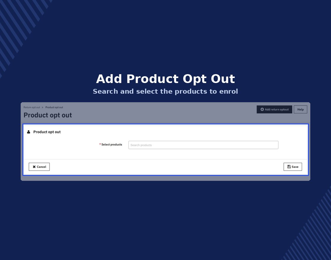 PrestaShop Return Opt-Out Discount