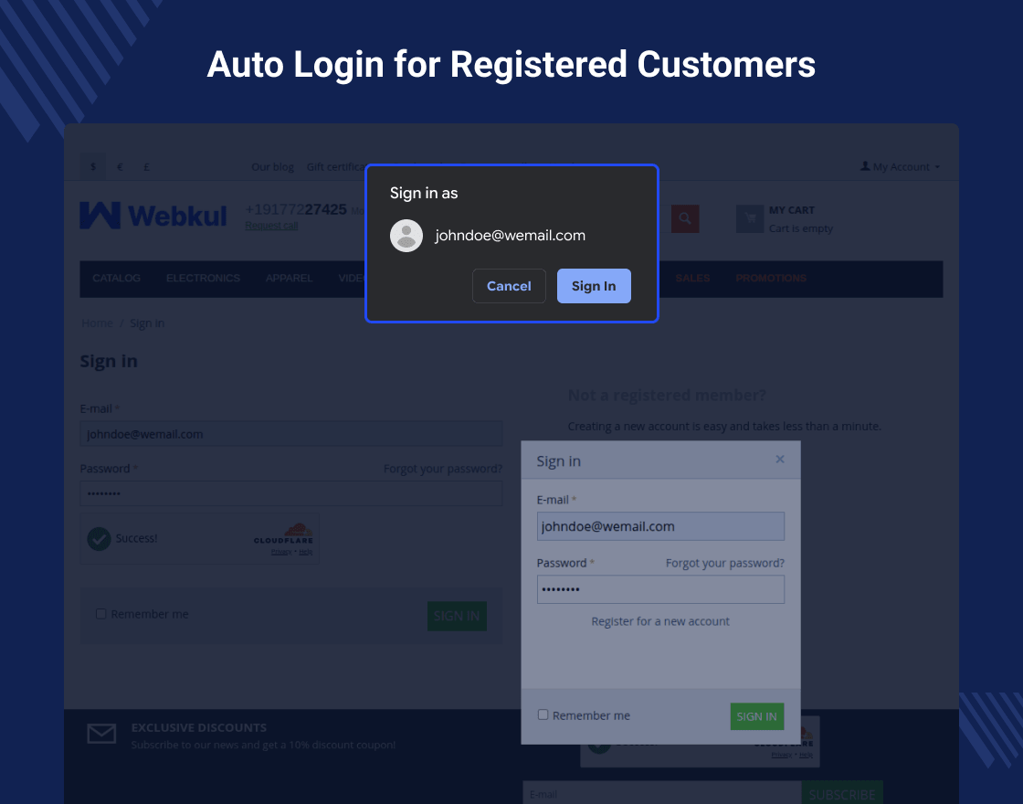 CS-Cart Auto Login