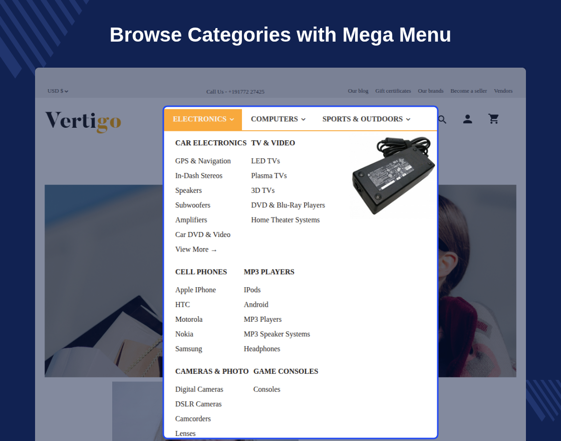 CS-Cart Vertigo: Fashion Responsive Theme