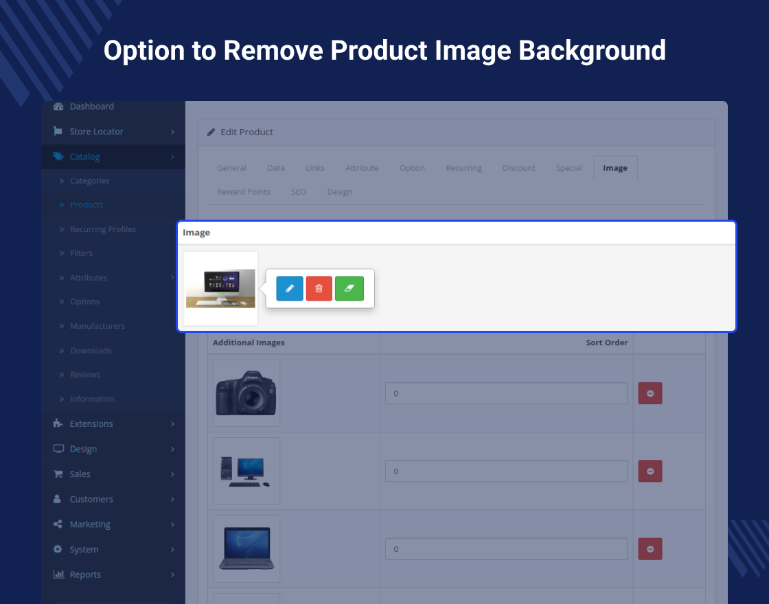 OpenCart AI Image Background Remover