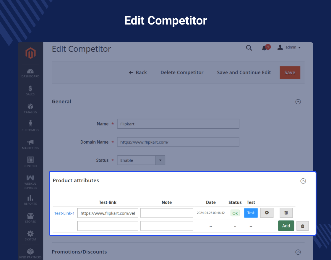 Product Repricer for Magento 2