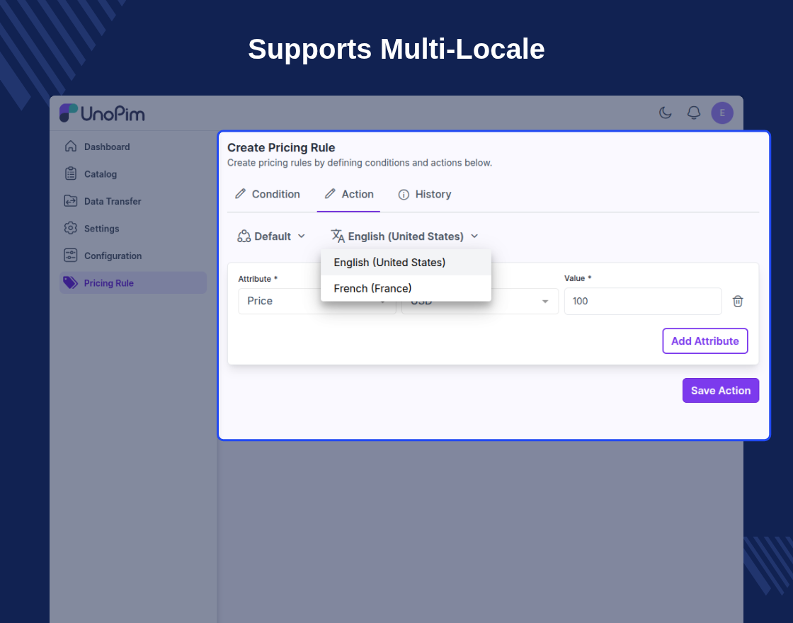 UnoPim Dynamic Pricing Rule