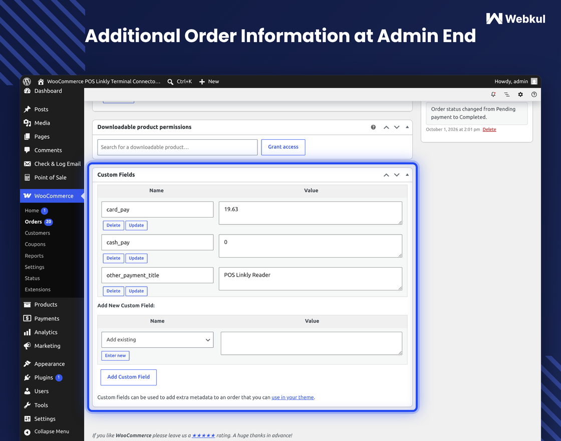 WooCommerce POS Linkly Terminal Connector