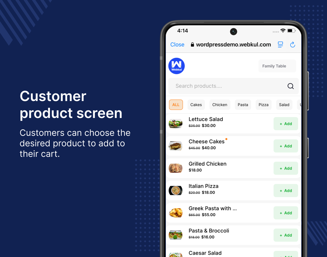 WooCommerce POS QR Code Ordering System