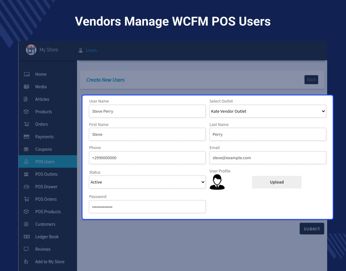 WooCommerce WCFM Marketplace Point of Sale