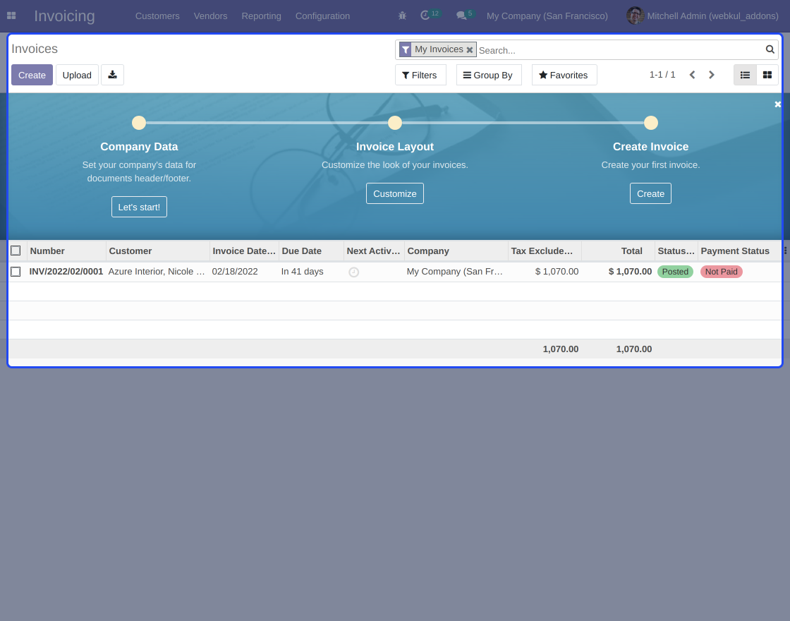 Odoo Salesperson Own Orders & Invoices Access