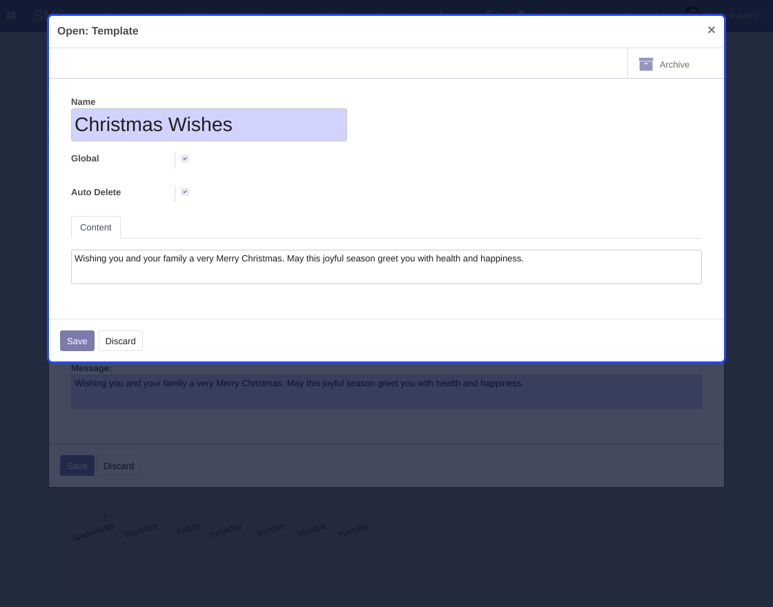 Odoo POS SMS Notification