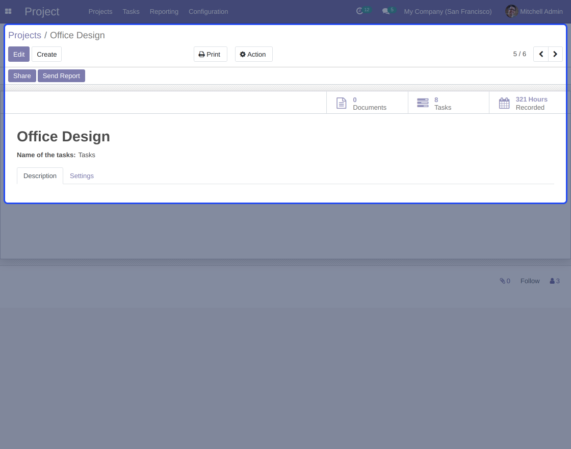 Odoo Project Timesheet Reports