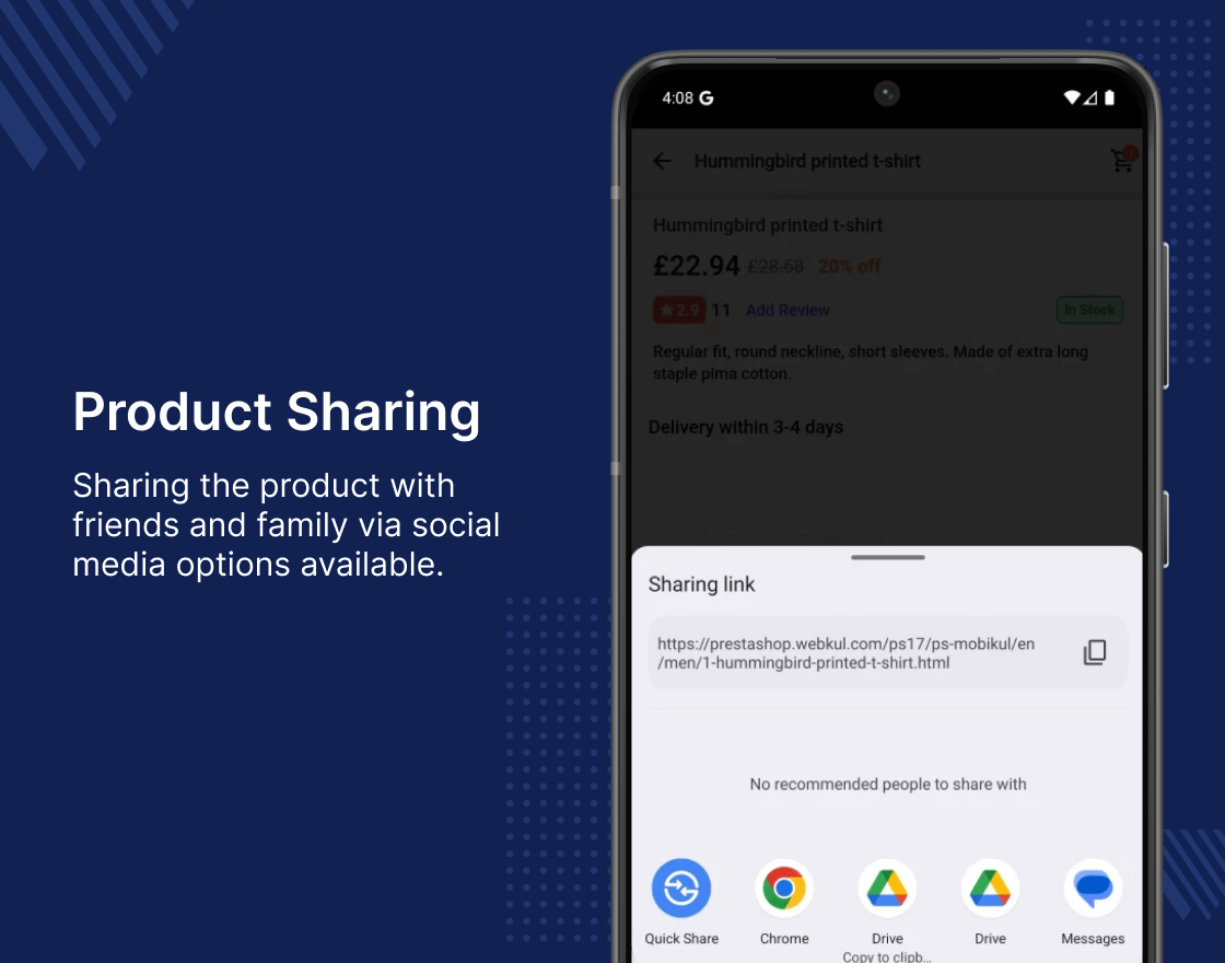 PrestaShop Mobile App Builder