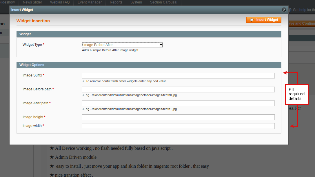 Magento (OpenMage) Image Before After
