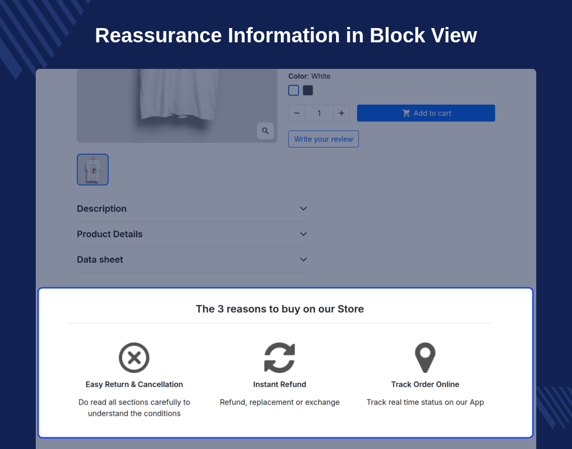 Prestashop Advance Reassurance Block