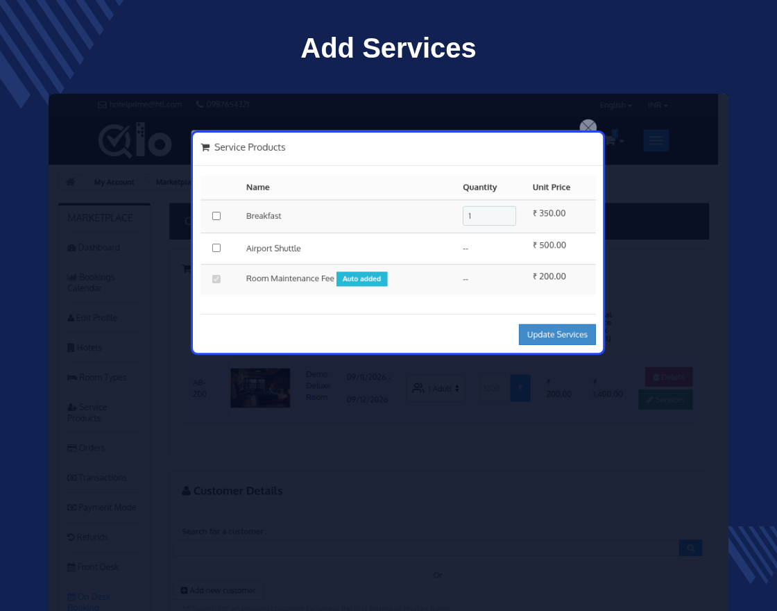 QloApps Marketplace On Desk Booking