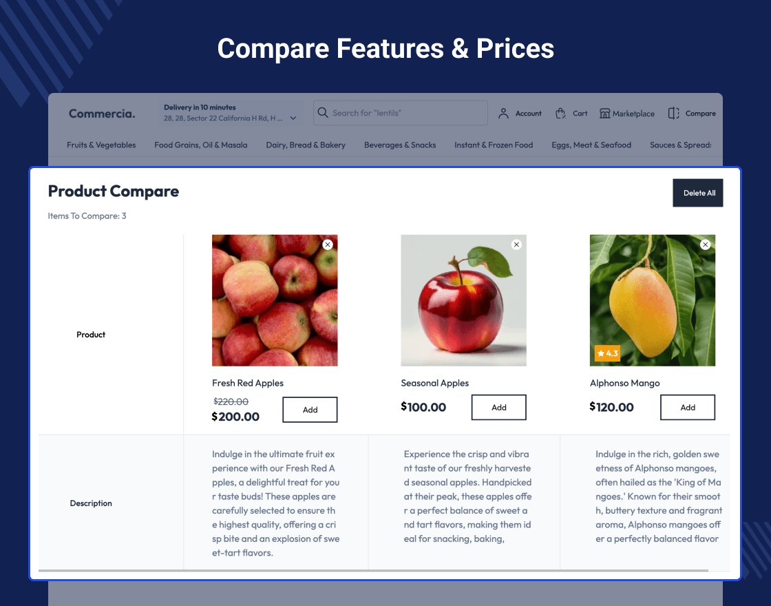 Bagisto Marketplace Quick Commerce