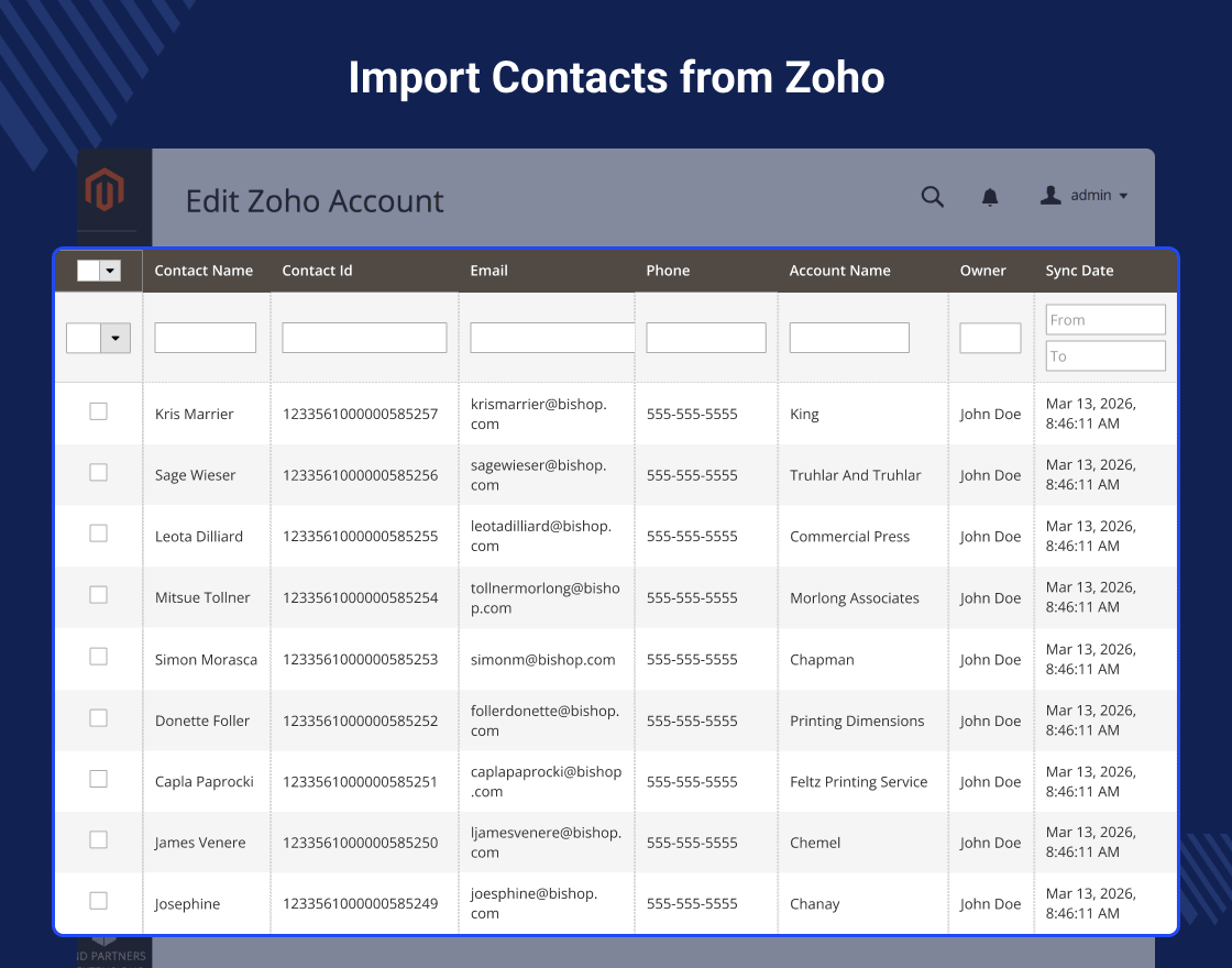  Magento 2 Zoho CRM Integration