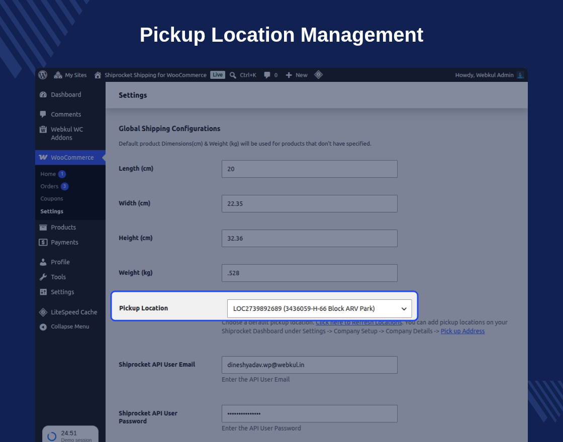 WooCommerce Shiprocket Shipping