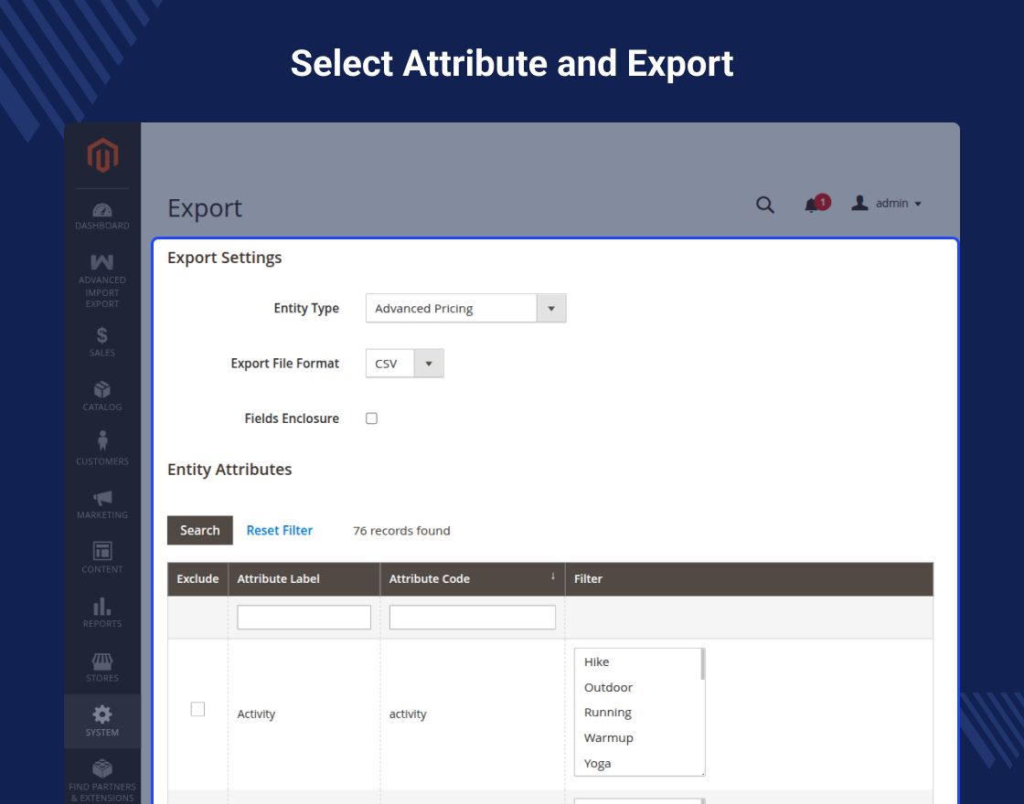 Magento 2 Advanced Import Export
