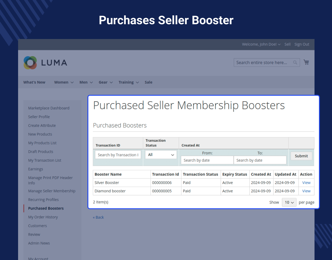 Magento 2 Seller Groups Marketplace Add-On