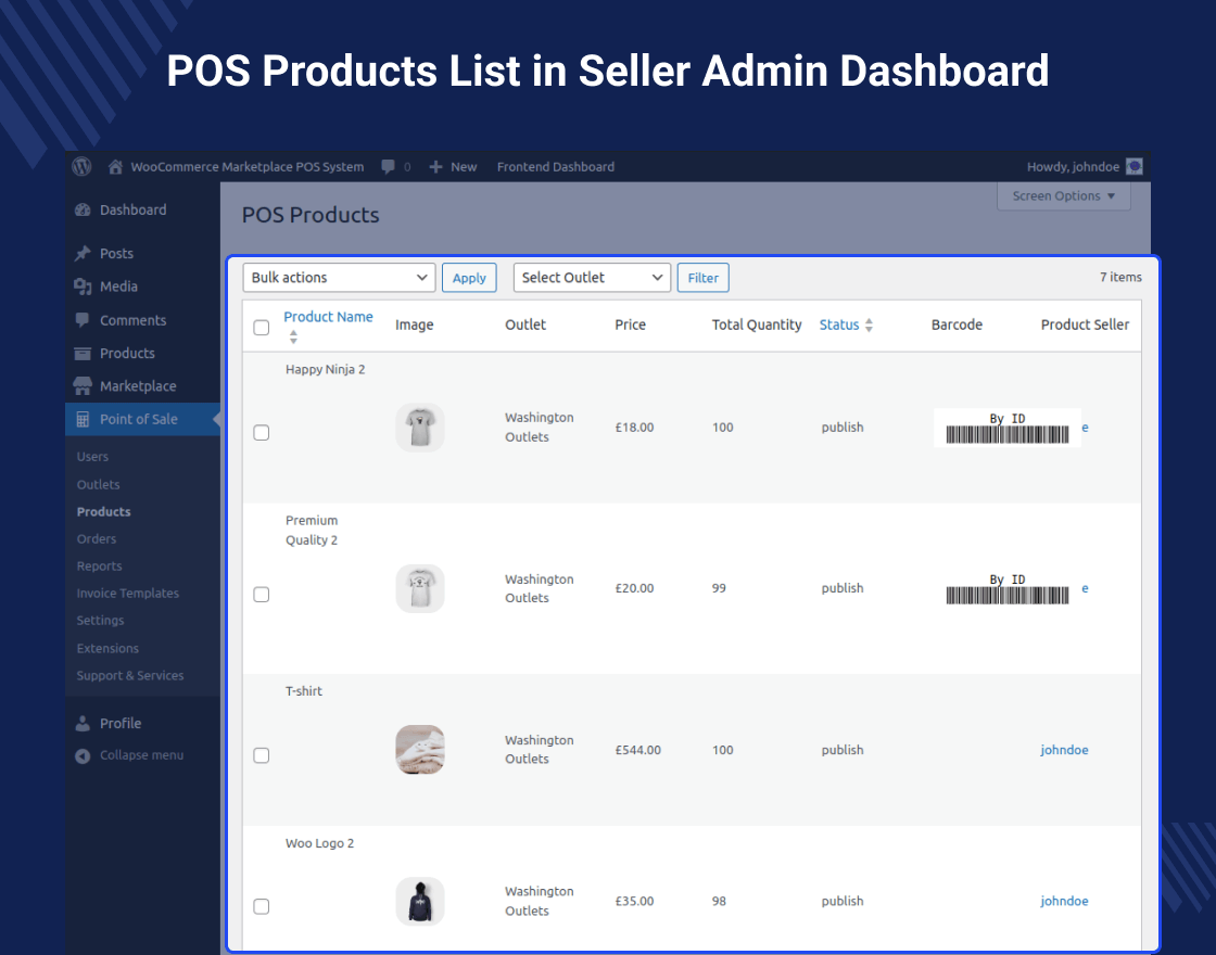 Marketplace Point of Sale System WooCommerce