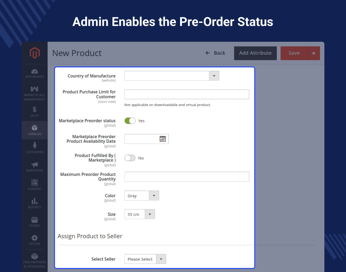 Magento 2 Pre-Order Marketplace Add-on